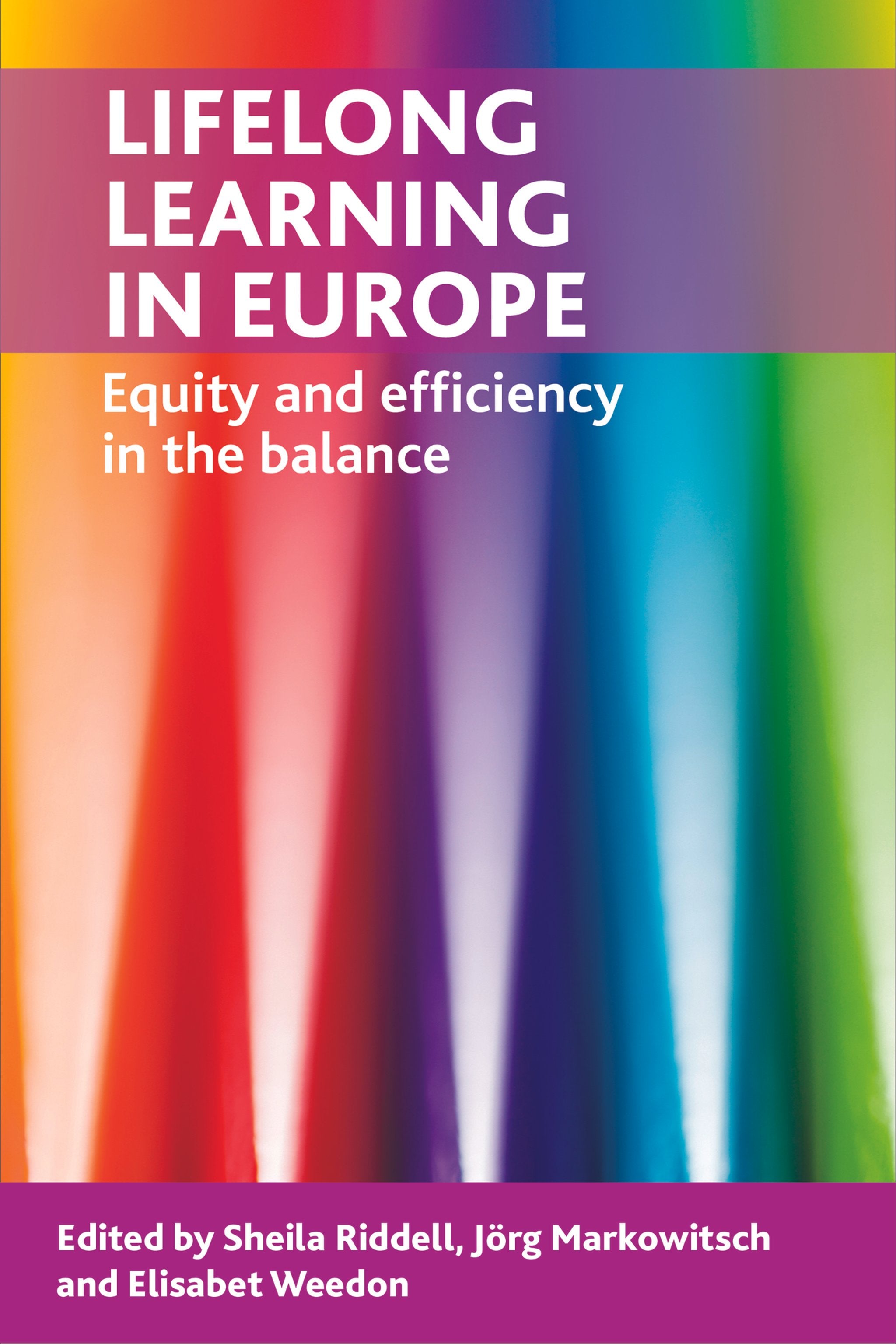 Cover image for Lifelong Learning in Europe ISBN 9781447300137