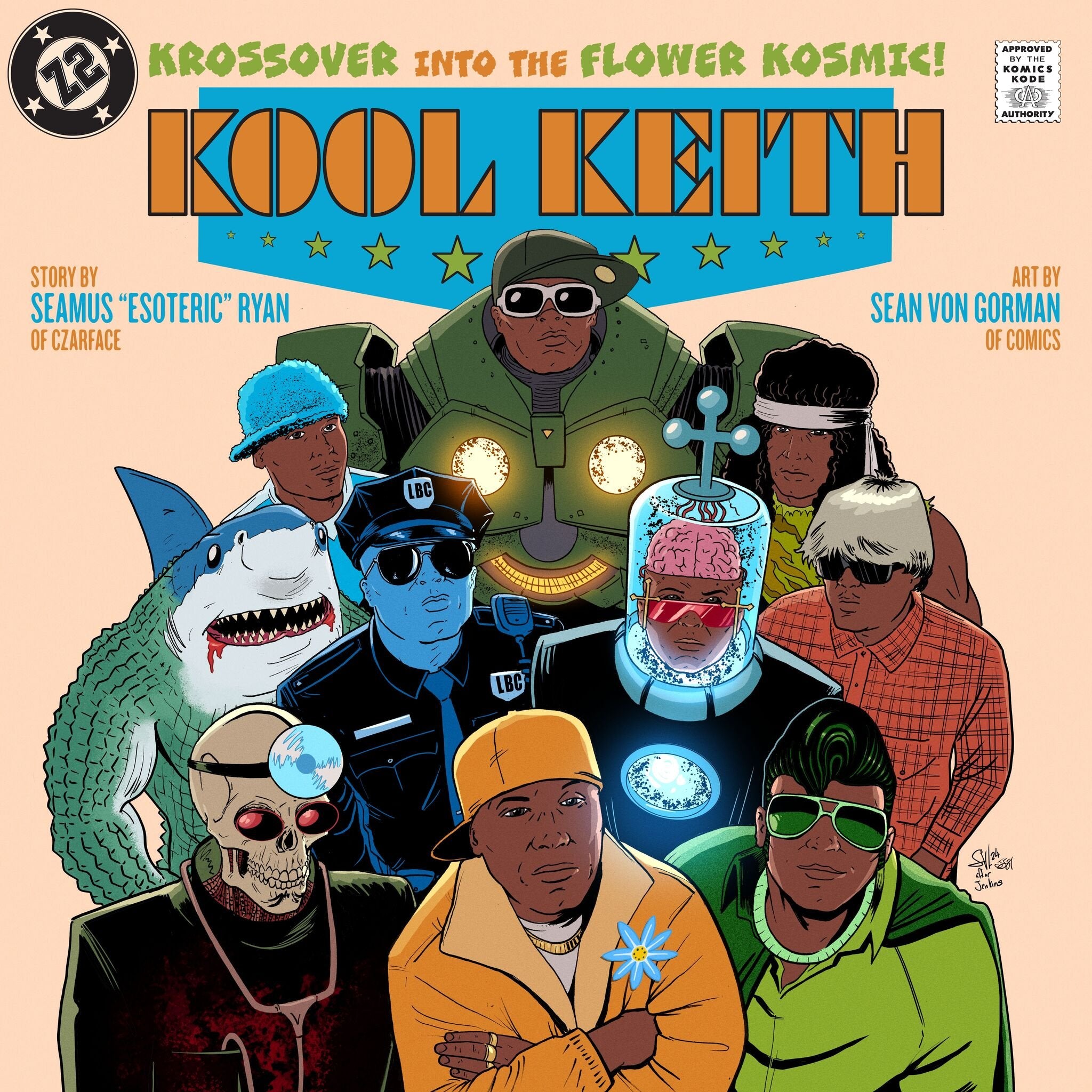 Cover image for Kool Keith: The Krossover into the Flower Kosmic ISBN 9798886562033
