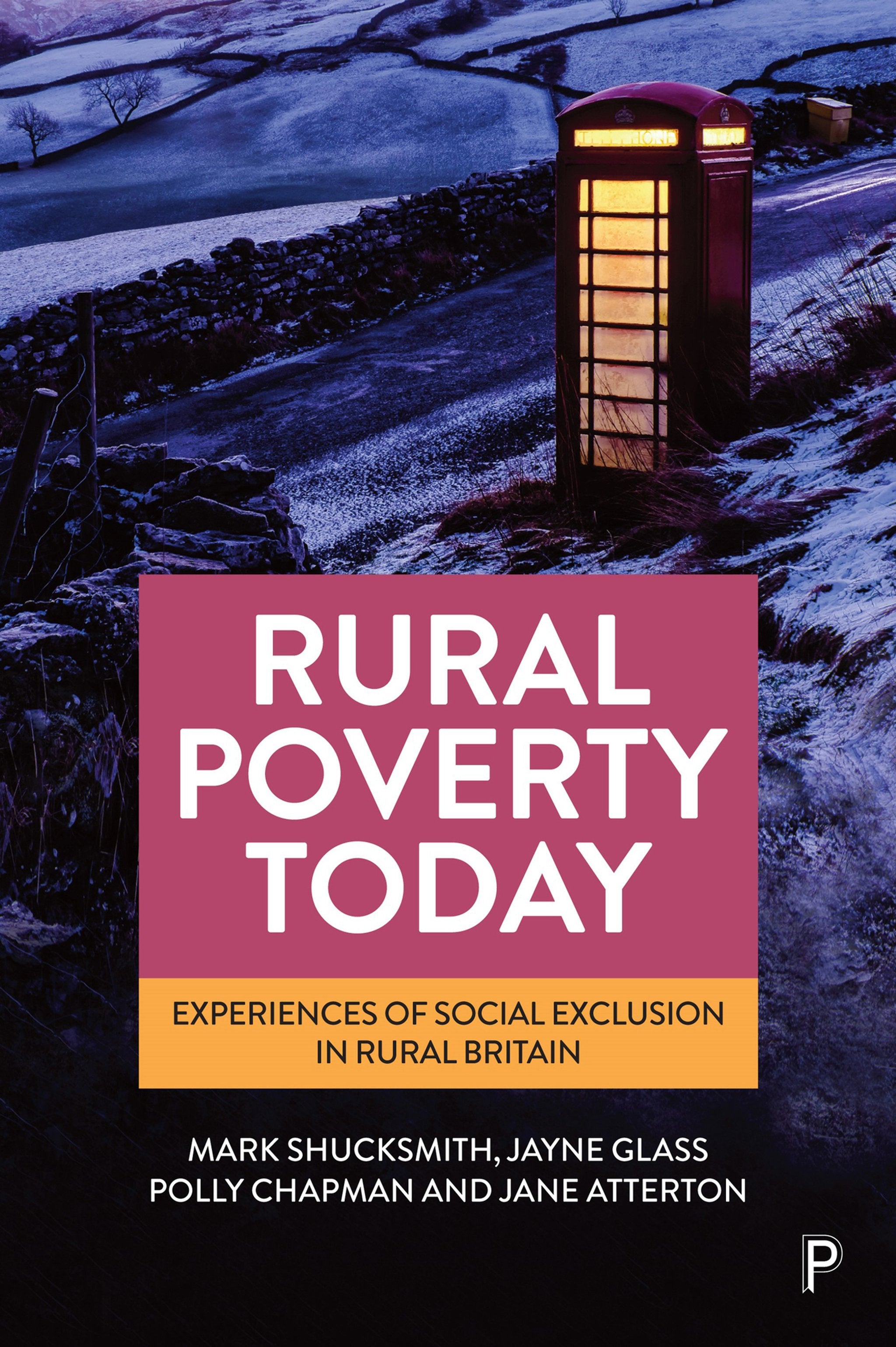 Cover image for Rural Poverty Today ISBN 9781447367123