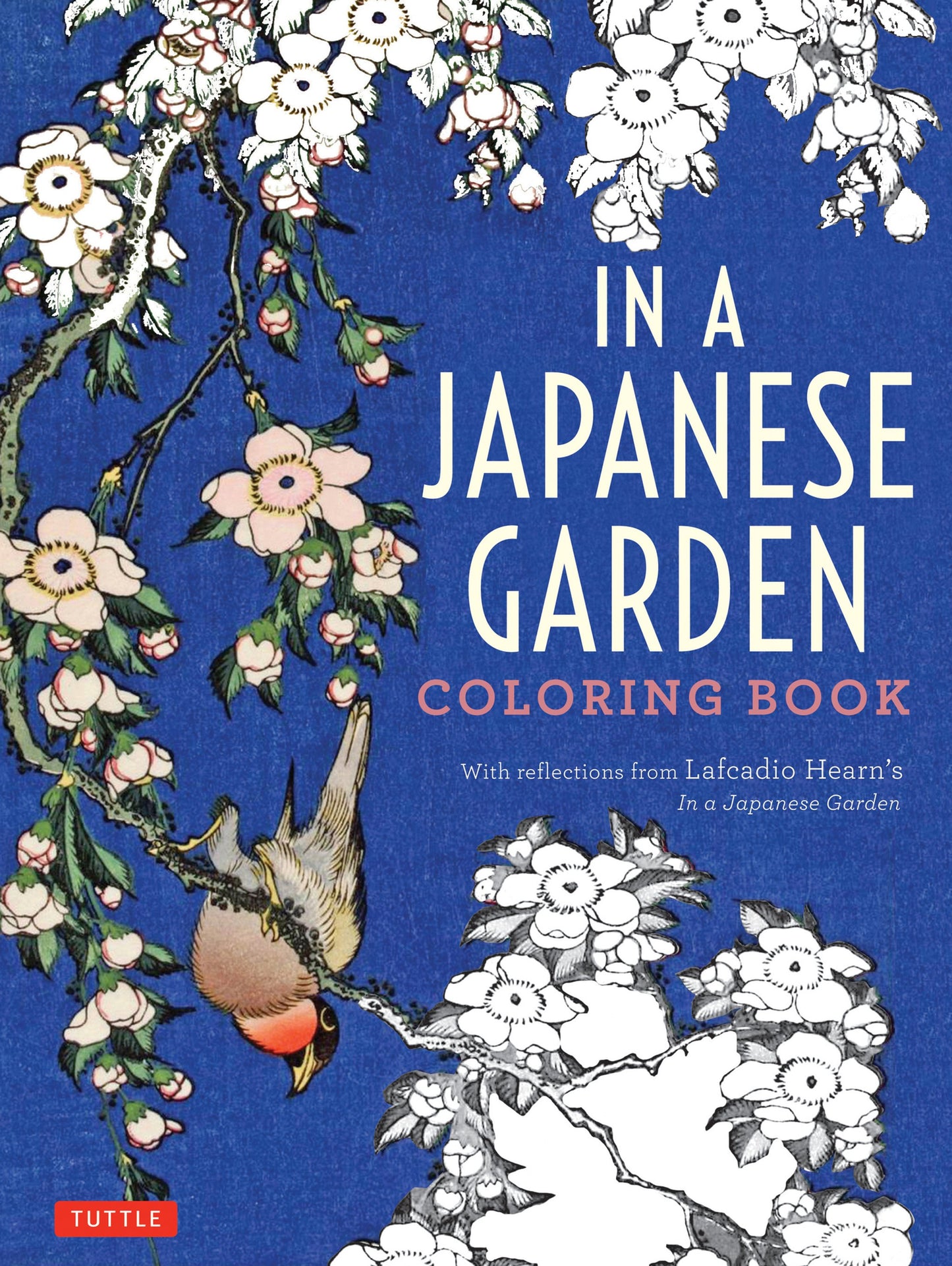 Cover image for In a Japanese Garden Coloring Book ISBN 9784805314036