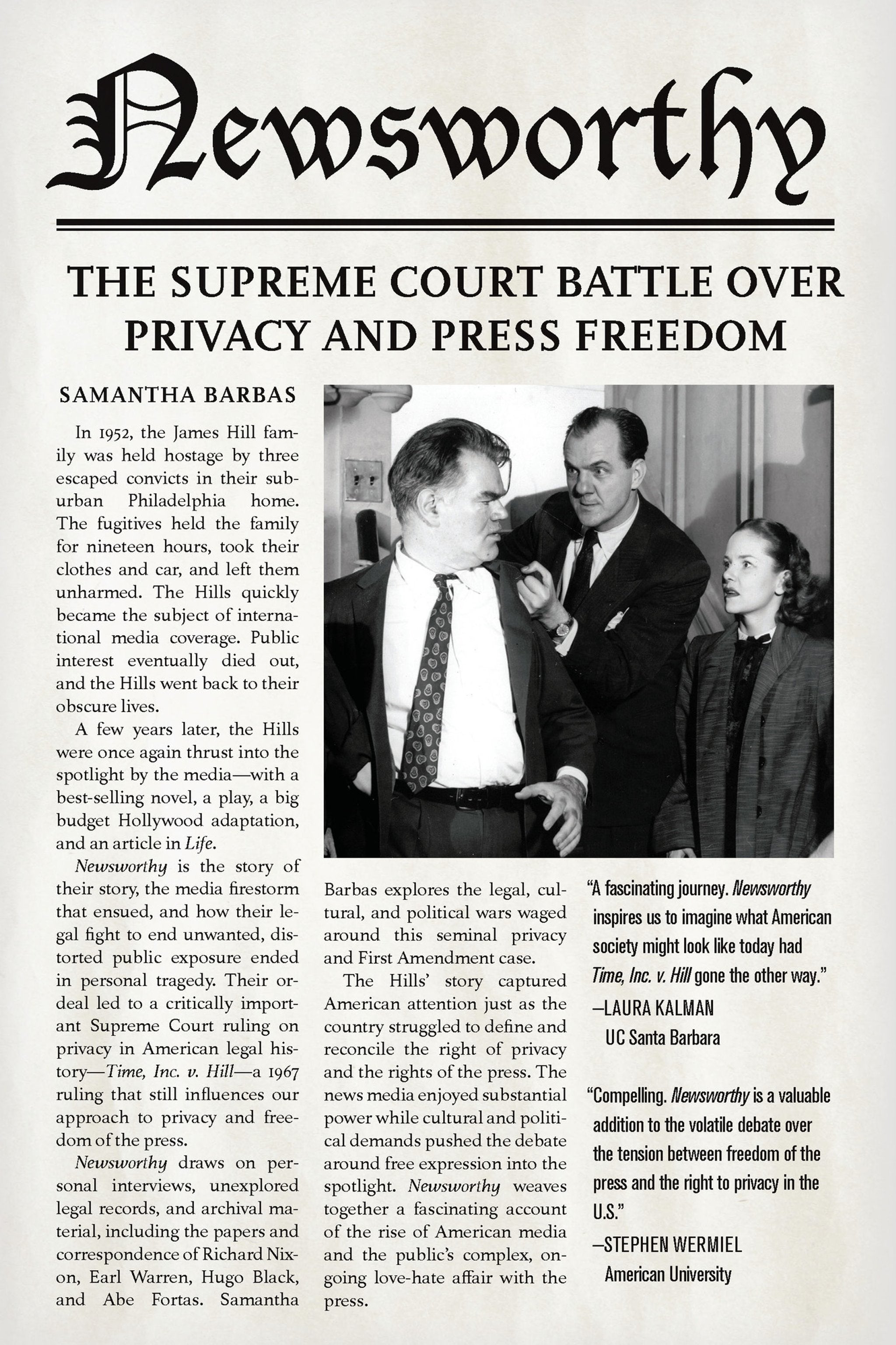 Cover image for Newsworthy ISBN 9780804797108