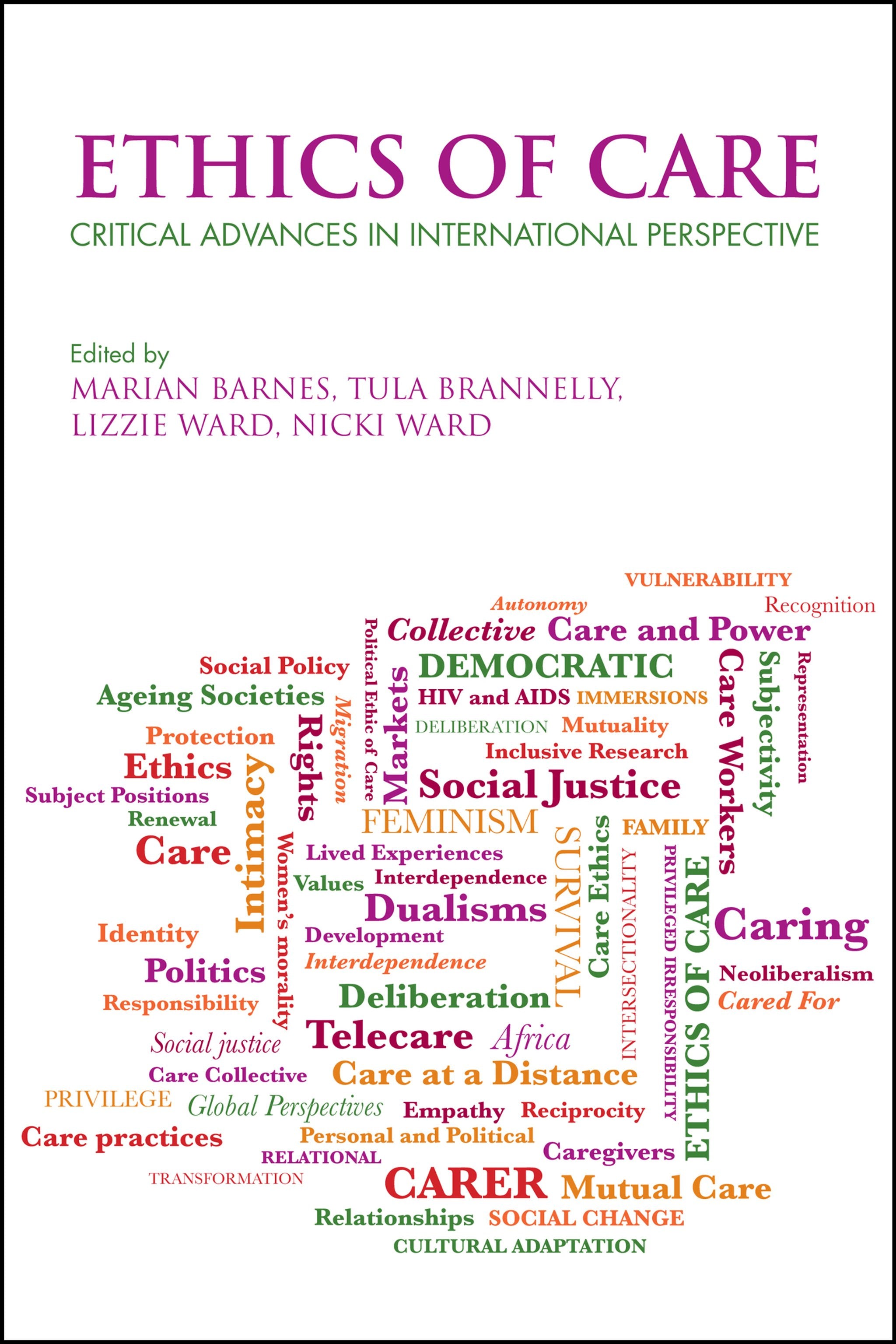 Cover image for Ethics of Care ISBN 9781447316541