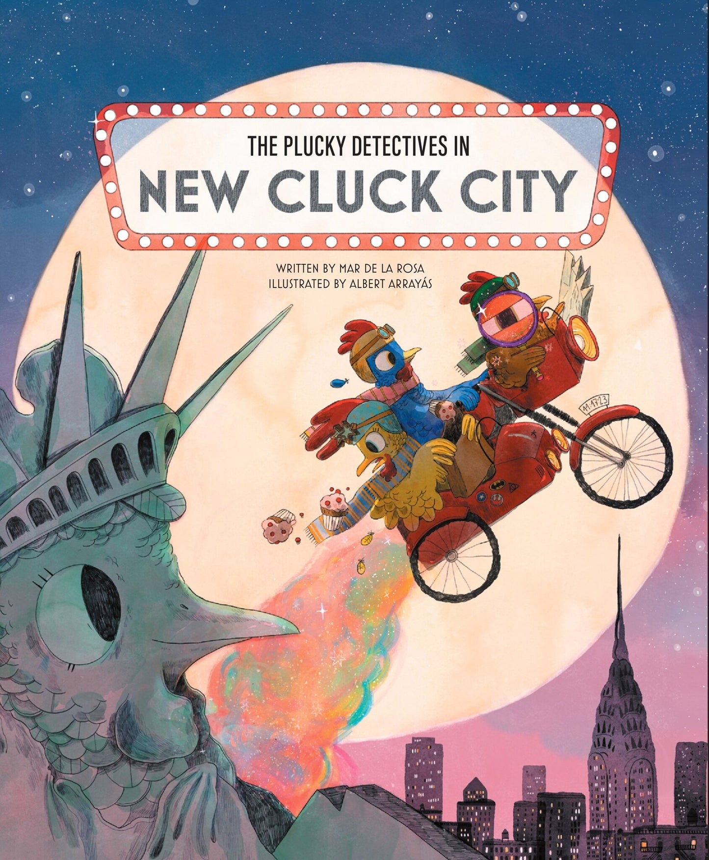 Cover image for The Plucky Detectives in New Cluck City ISBN 9788000080727