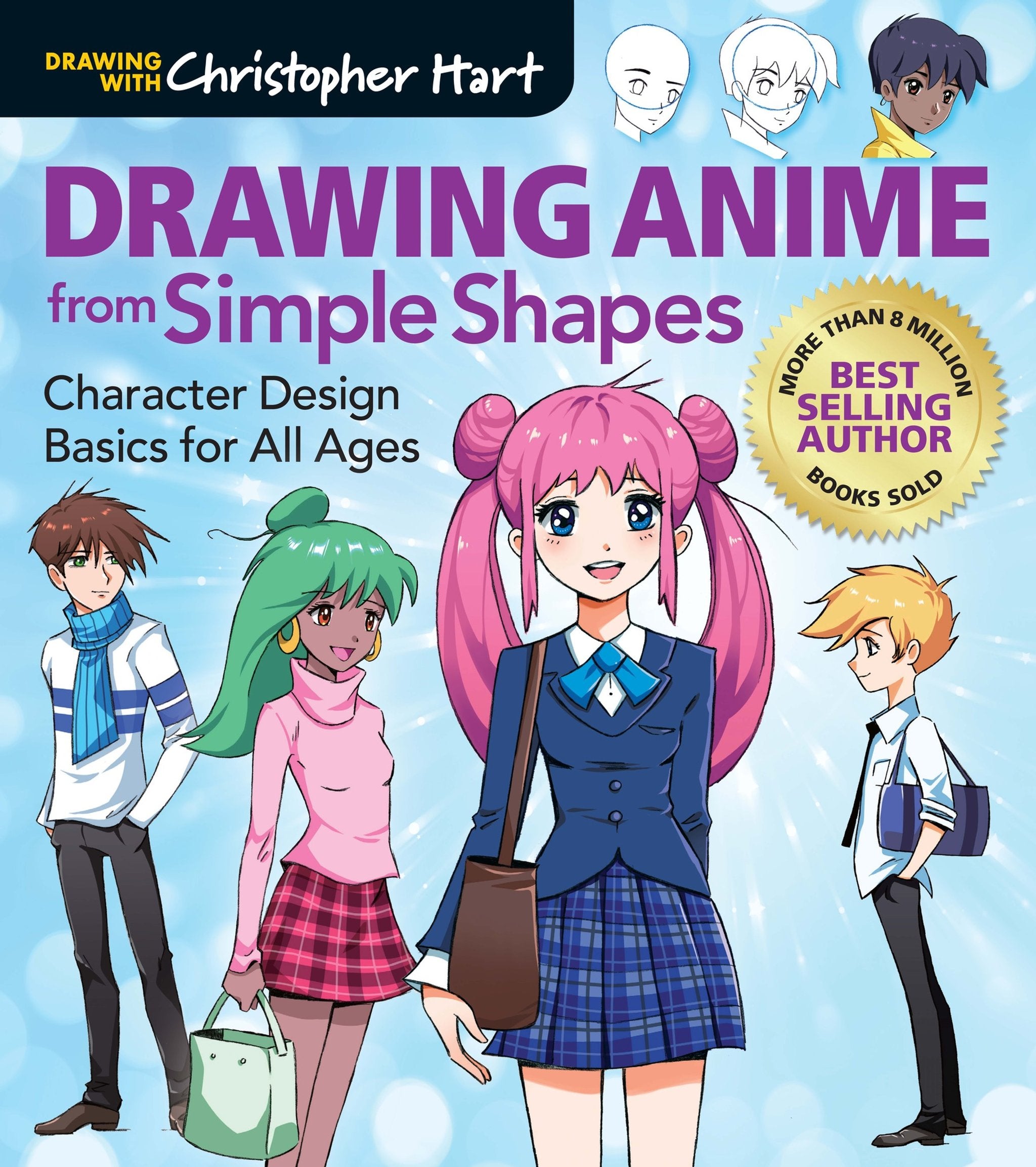 Cover image for Drawing Anime from Simple Shapes ISBN 9781684620142