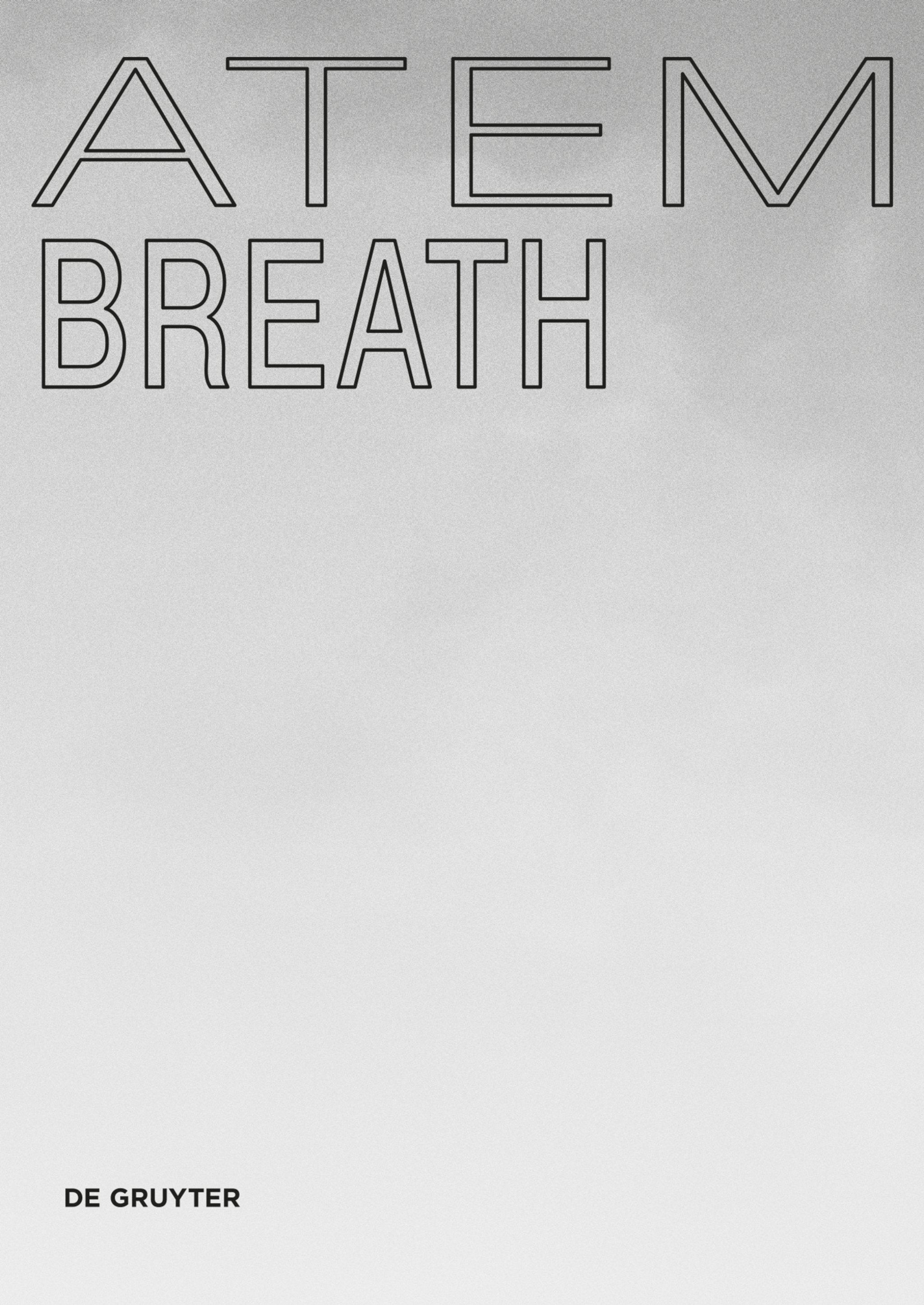 Cover image for Atem / Breath ISBN 9783110701838
