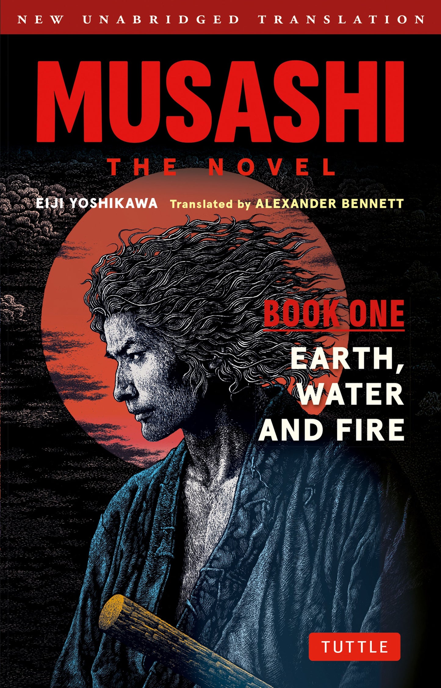 Cover image for Musashi: Book One - Earth, Water & Fire - The Novel ISBN 9784805318416