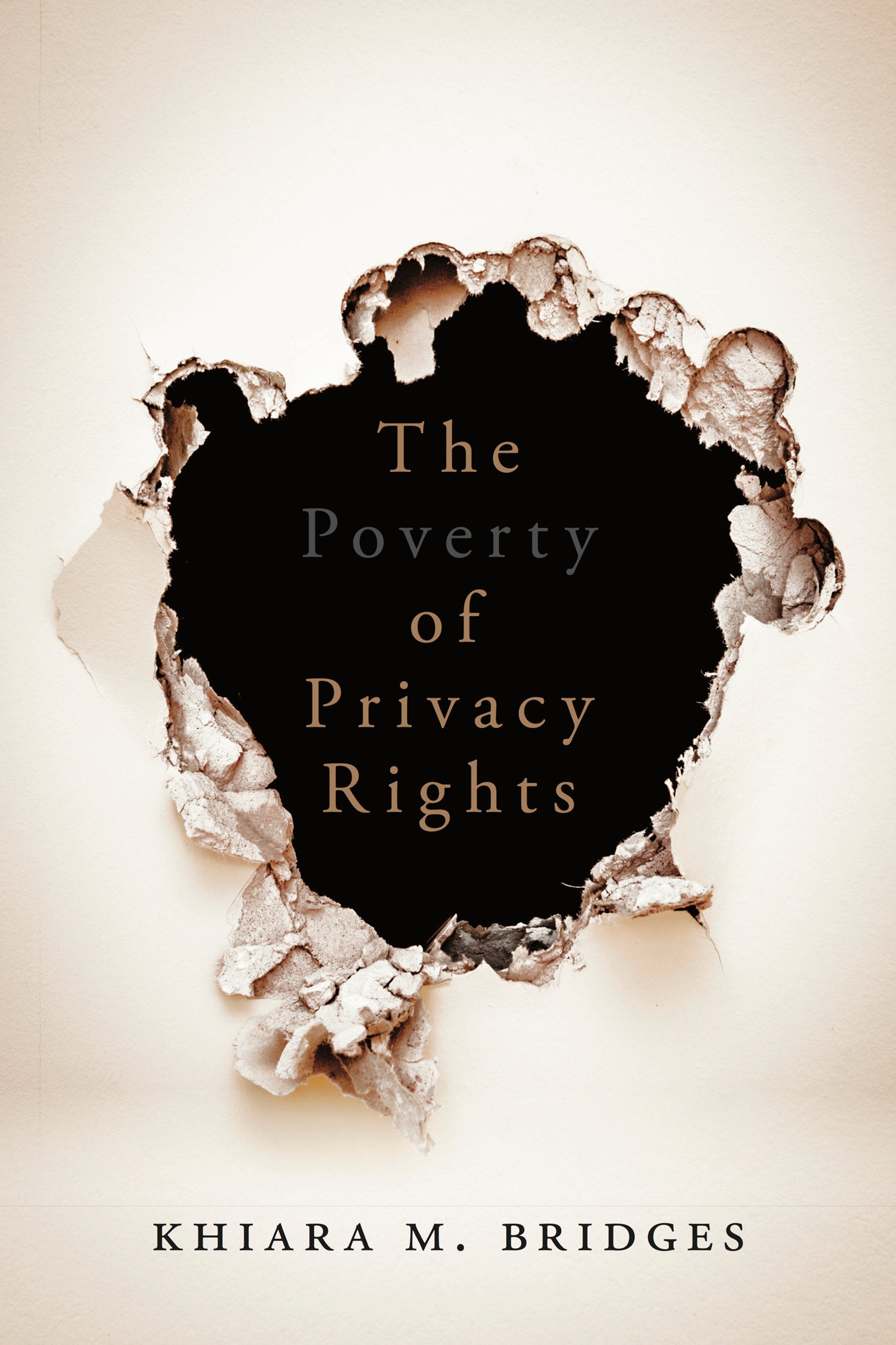 Cover image for The Poverty of Privacy Rights ISBN 9781503602267