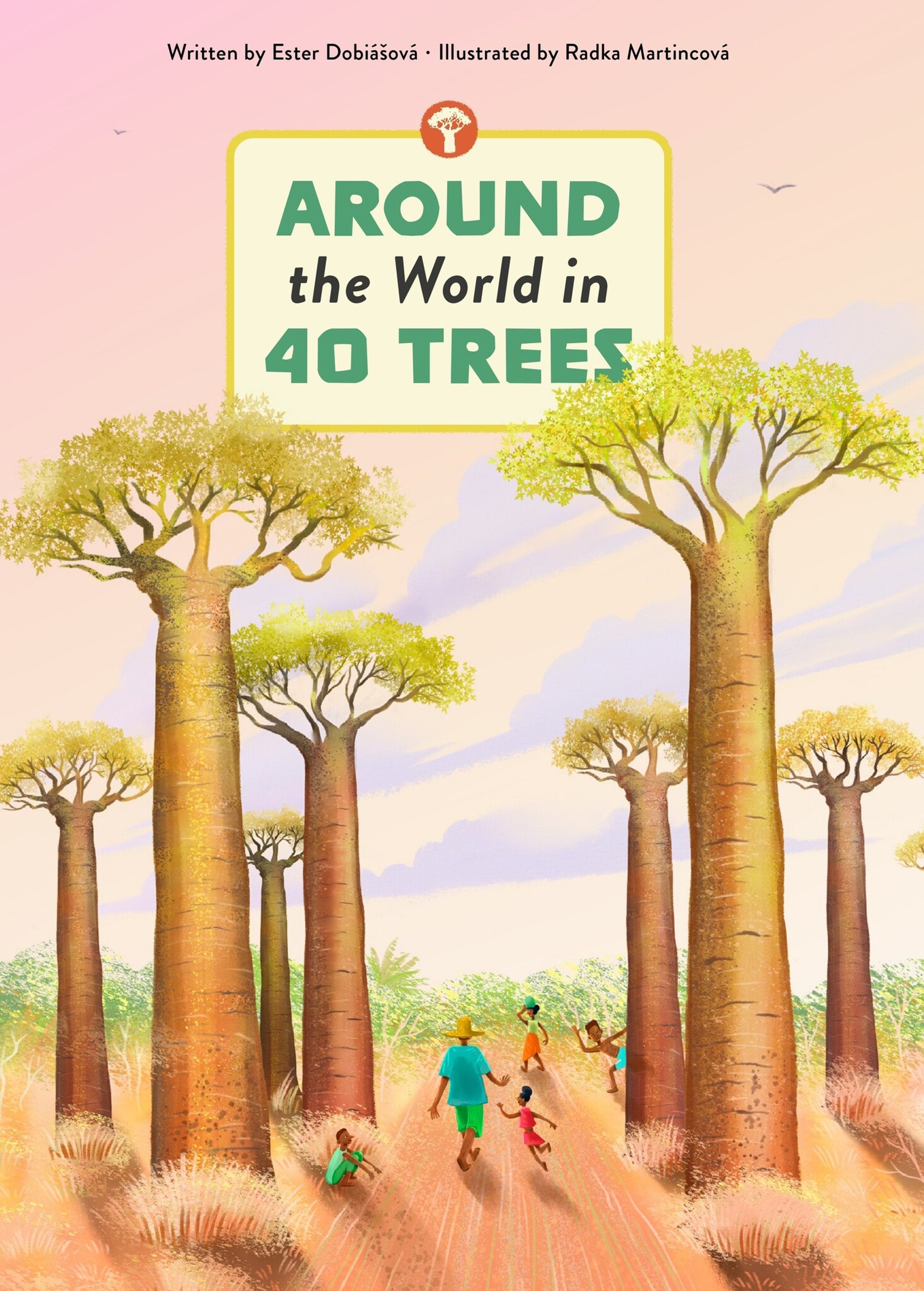 Cover image for Around the World in 40 Trees ISBN 9788000080611