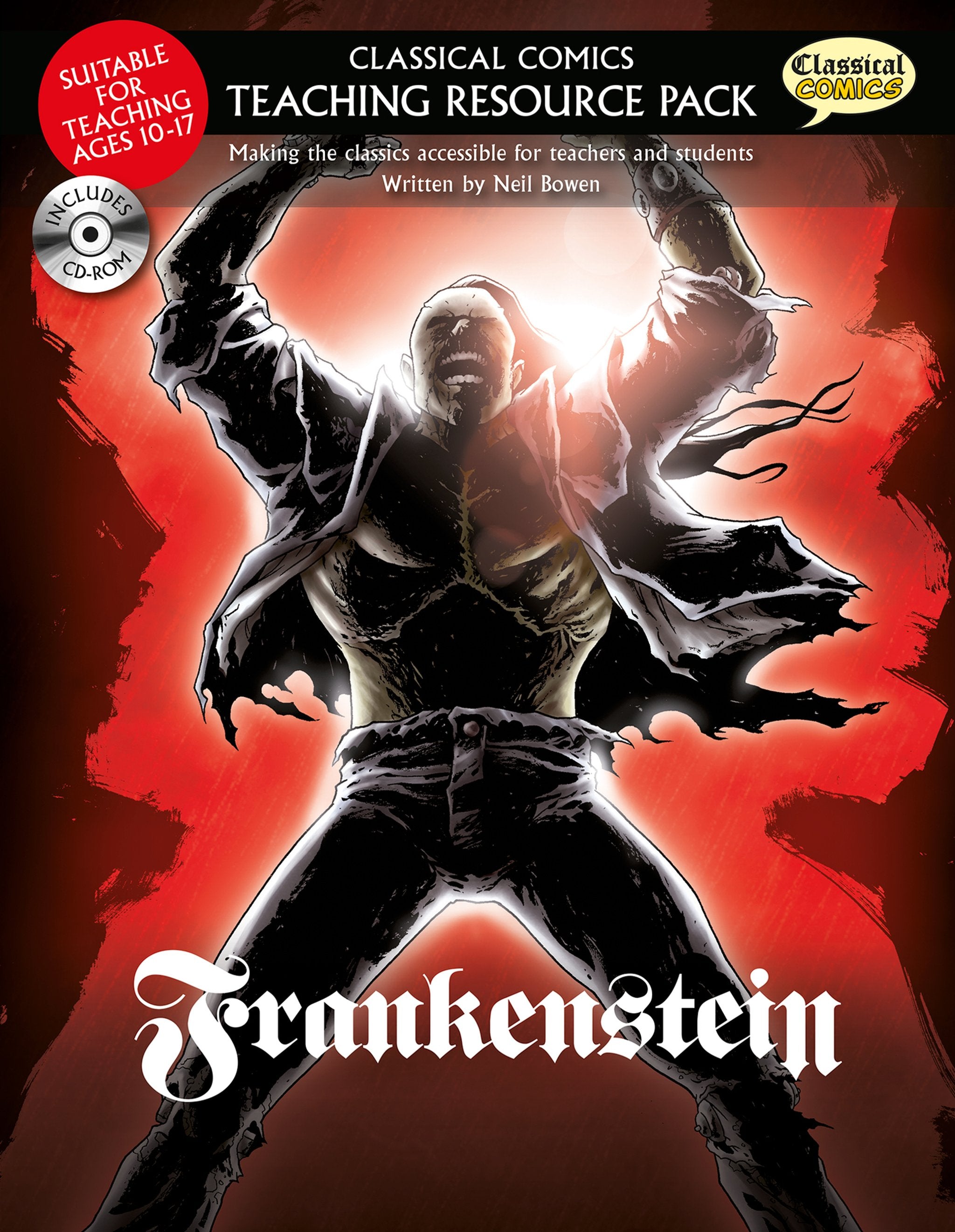 Cover image for Classical Comics Study Guide: Frankenstein ISBN 9781907127779