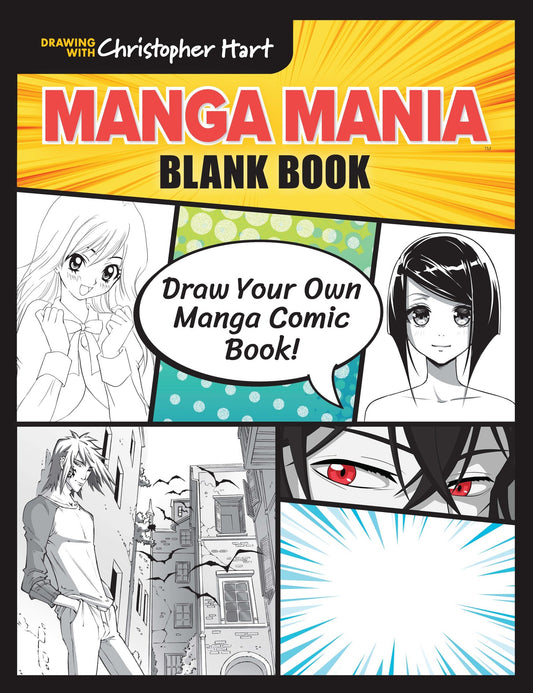 Manga Mania Blank Book