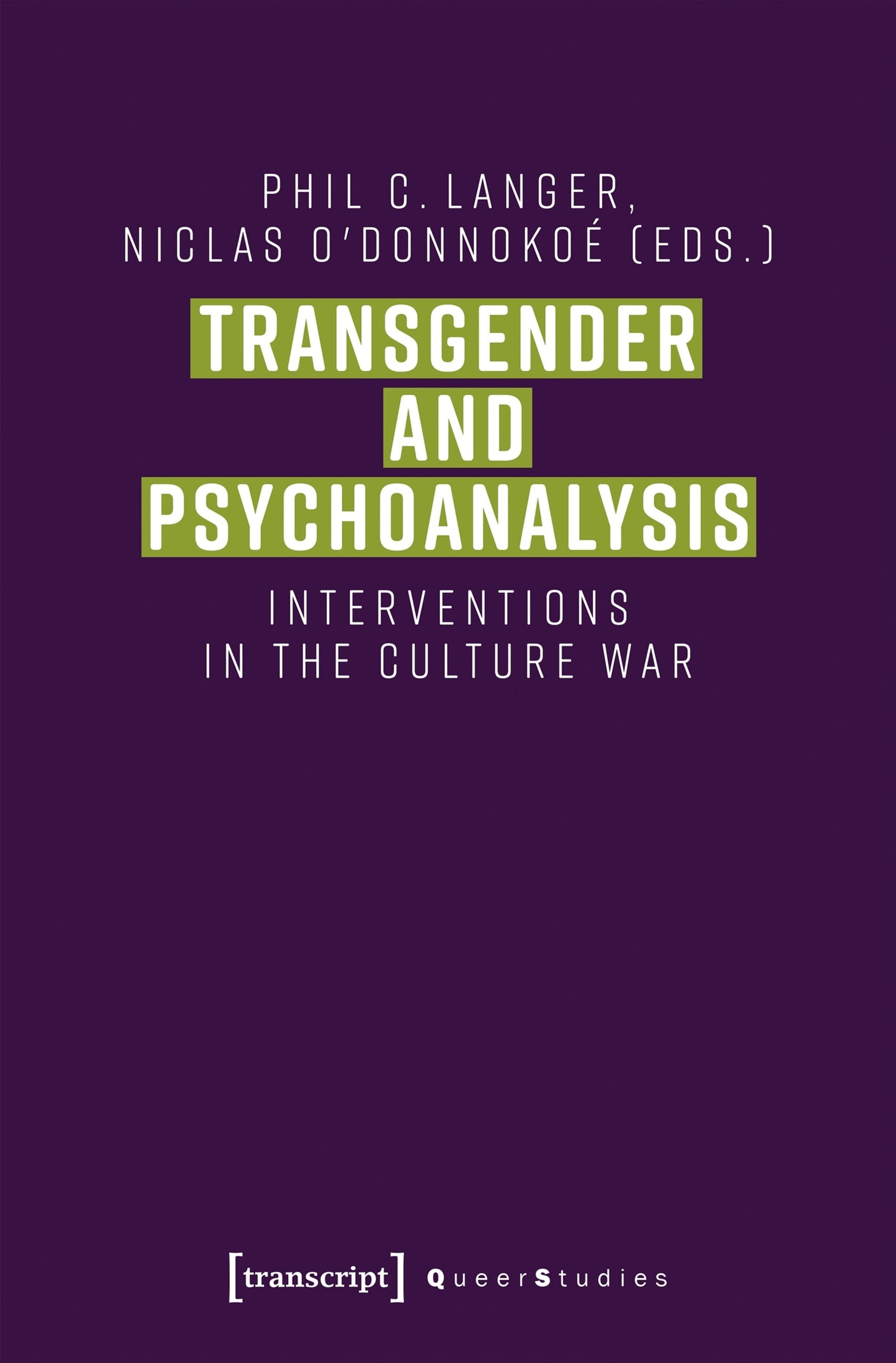 Transgender and Psychoanalysis