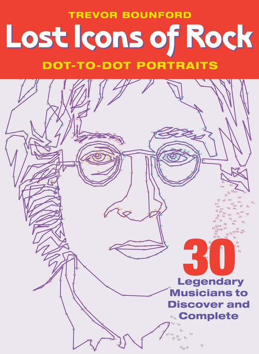 Lost Icons of Rock Dot-to-Dot Portraits