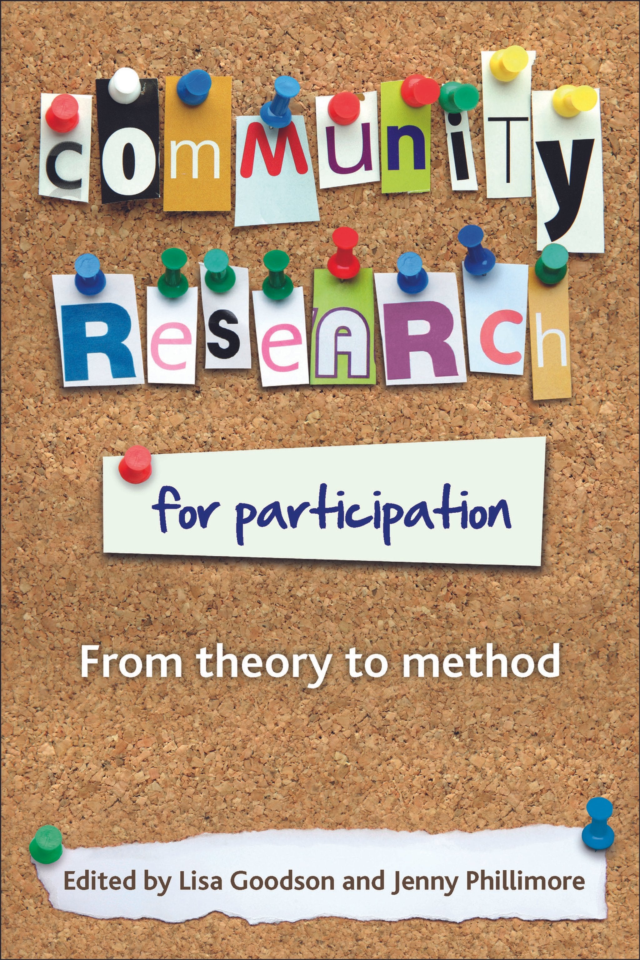 Cover image for Community Research for Participation ISBN 9781847424358