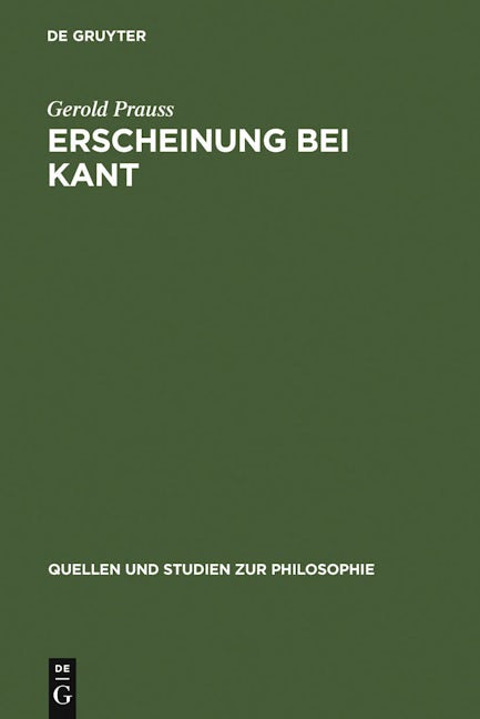 Erscheinung bei Kant