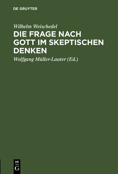 Die Frage nach Gott im skeptischen Denken