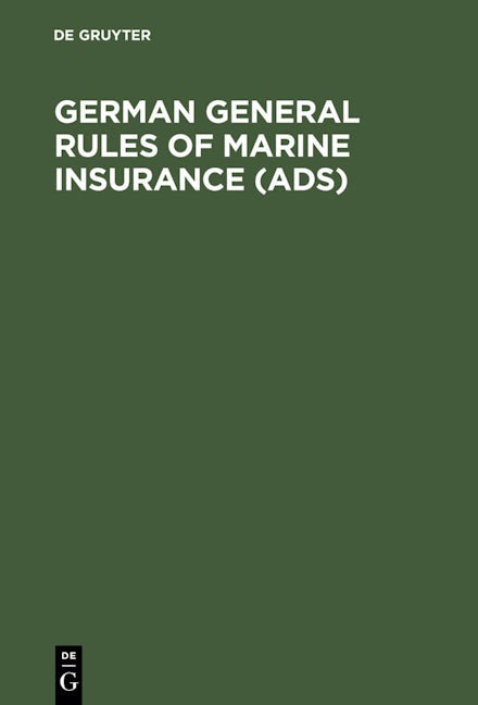 German General Rules of Marine Insurance (ADS)