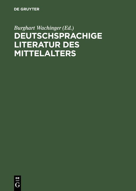 Deutschsprachige Literatur des Mittelalters
