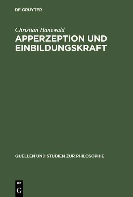 Apperzeption und Einbildungskraft