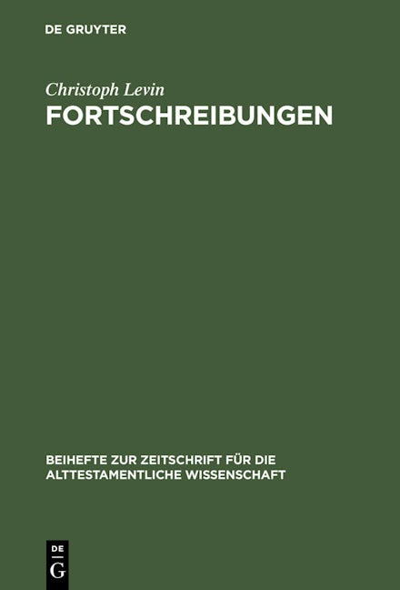 Fortschreibungen