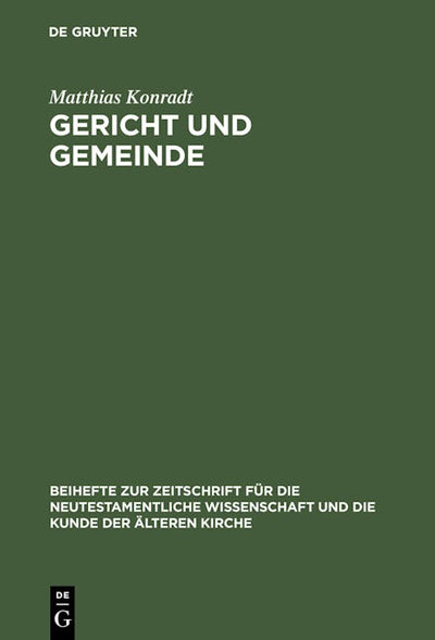 Gericht und Gemeinde