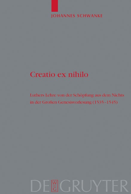 Creatio ex nihilo