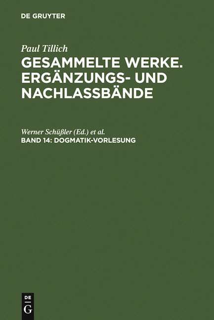 Dogmatik-Vorlesung
