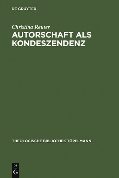 Autorschaft als Kondeszendenz