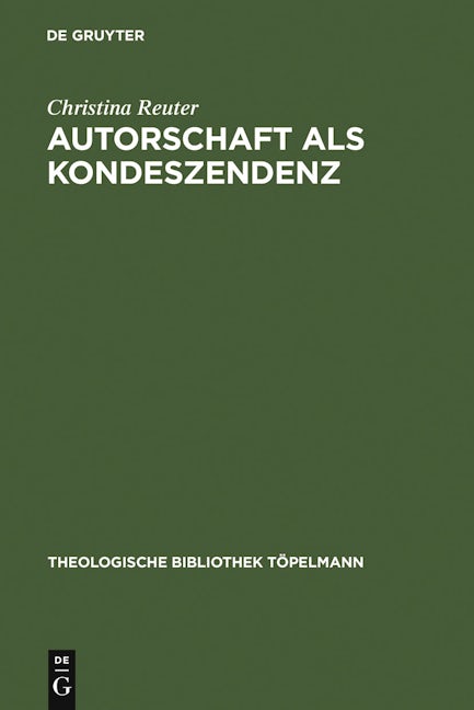 Autorschaft als Kondeszendenz
