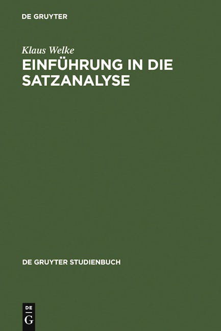 Einführung in die Satzanalyse