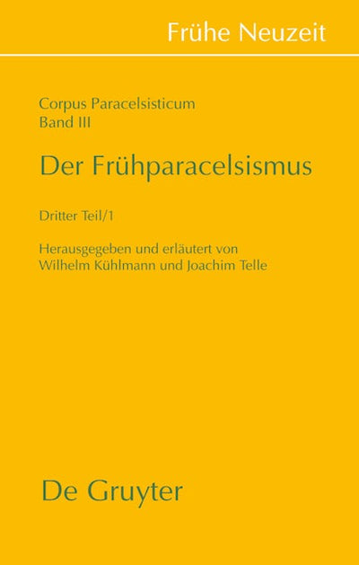Der Frühparacelsismus / Teil 3