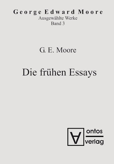 Die frühen Essays