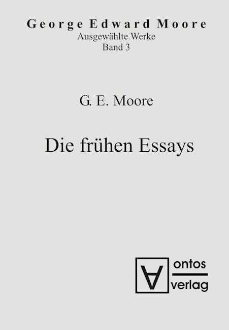 Die frühen Essays