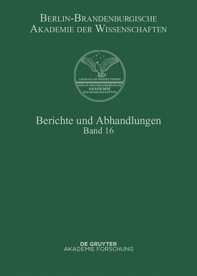 Berichte und Abhandlungen. Band 16