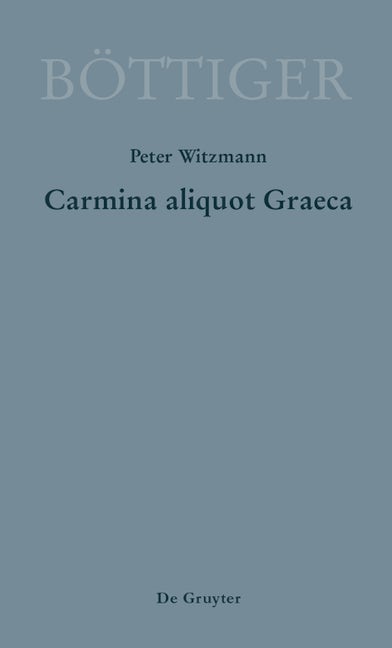 Carmina aliquot Graeca