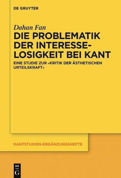 Die Problematik der Interesselosigkeit bei Kant