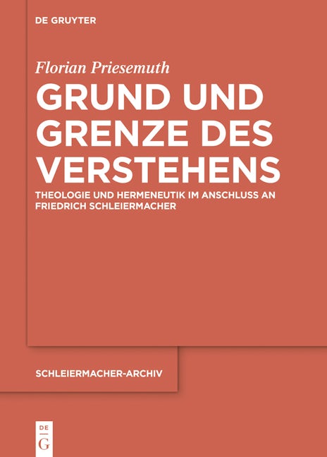 Grund und Grenze des Verstehens