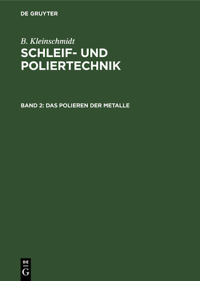 Das Polieren der Metalle