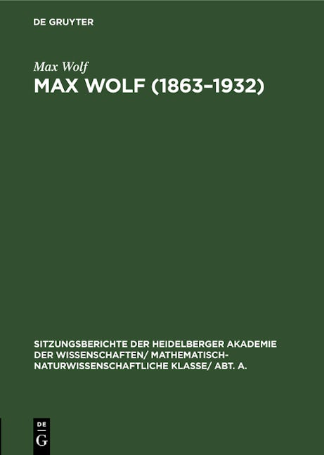 Max Wolf (1863–1932)