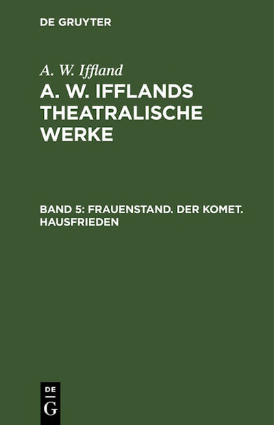 Frauenstand. Der Komet. Hausfrieden