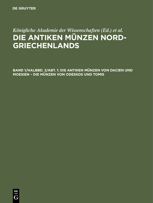 Die antiken Münzen von Dacien und Moesien – Die Münzen von Odessos und Tomis