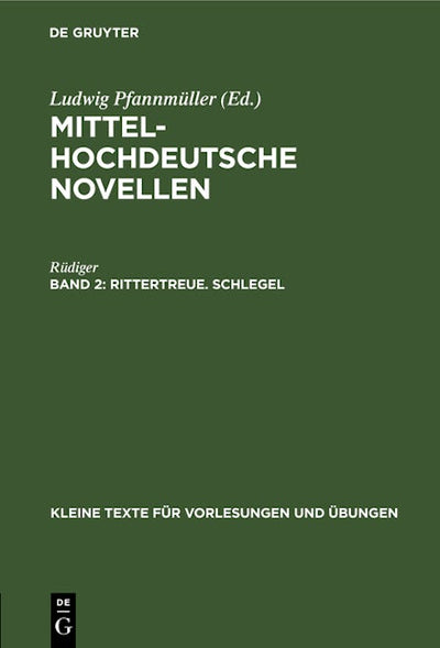 Rittertreue. Schlegel