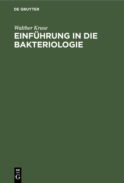 Einführung in die Bakteriologie