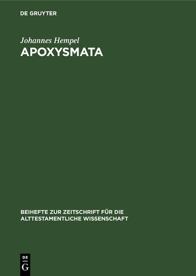 Apoxysmata