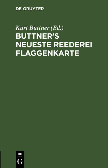 Buttner’s Neueste Reederei Flaggenkarte