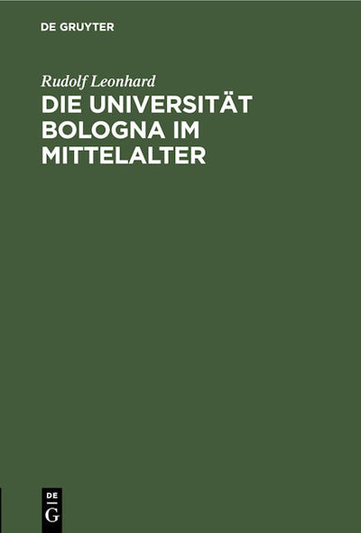 Die Universität Bologna im Mittelalter