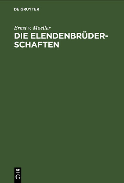 Die Elendenbrüderschaften