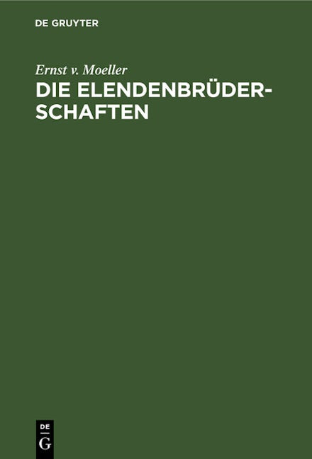 Die Elendenbrüderschaften