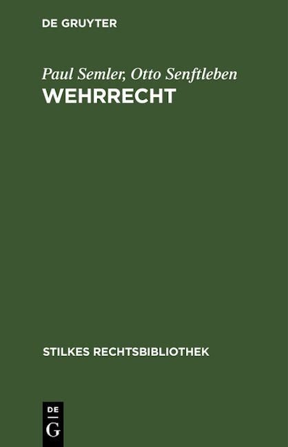 Wehrrecht