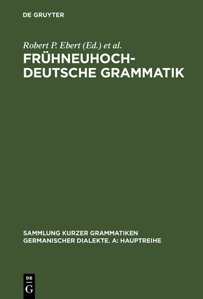Frühneuhochdeutsche Grammatik