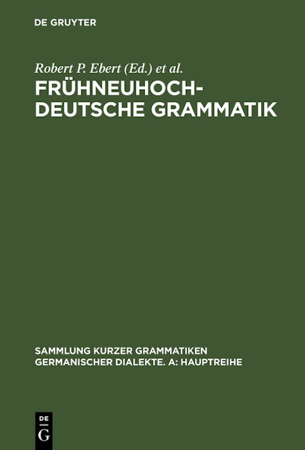 Frühneuhochdeutsche Grammatik